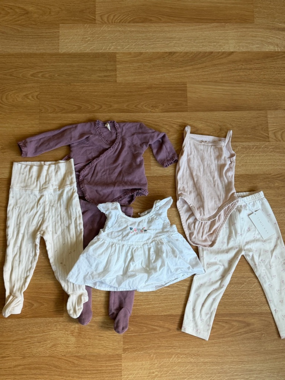 Bundle of Baby Girl Clothes (Ralph Lauren, Quincy Mae, Jamie Kay, Kendi, H&M)